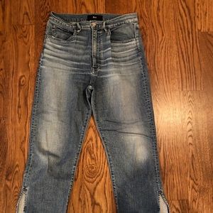 3x1 W4 Relaxed Split Crop Jeans